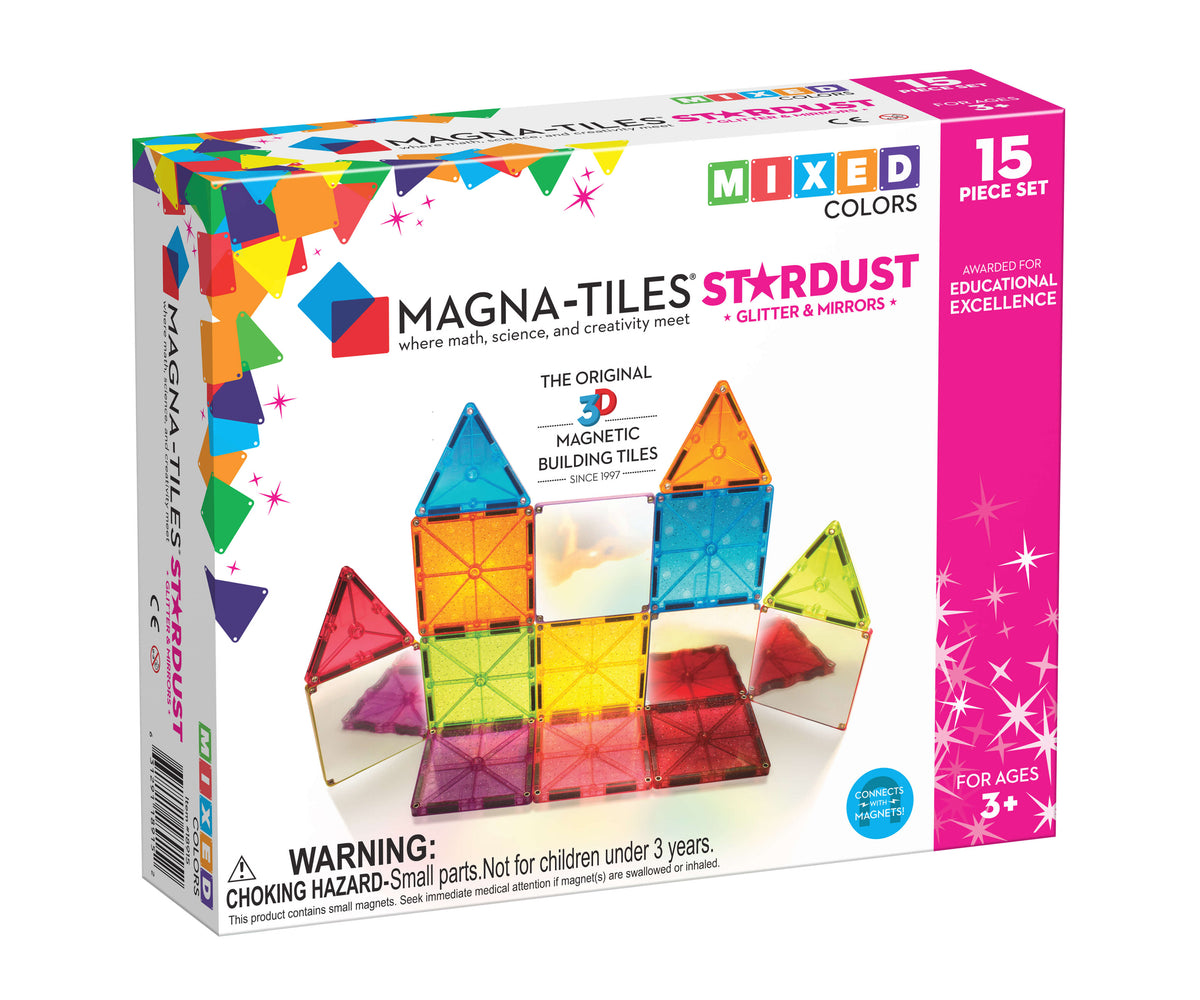 Magna-Tiles Stardust -- of Wolf 15 Innovation – Set + Museum Piece Exploration MOXI, The