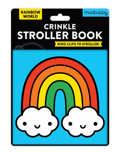 Rainbow World - Crinkle Stroller Book